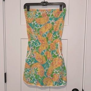 Lilly Pulitzer strapless romper size Medium
